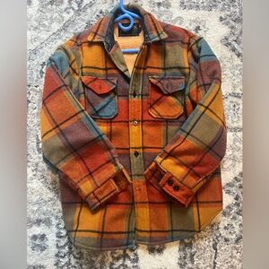 Vintage Put On by Sears, Roebuck & Co. Checkerboard Wool Jacket Multicolour